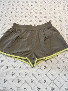 FP Movement Olive Green athletic running shorts size Large